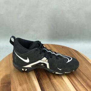 Nike Alpha‎ Menace 3 Shark Football Cleat Mens 7.5 Wide Black - LEFT SHOE ONLY